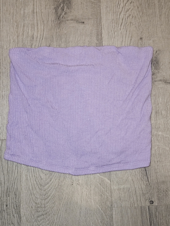 American Eagle Outfitters Tops - American Eagle Outfitters Pastel Lavender Ribbed Tube Top